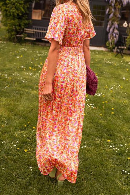 Londyn™ | Flattering Printed Maxi Dress