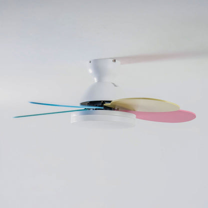 Petal-Style Ceiling Fan with LED Light