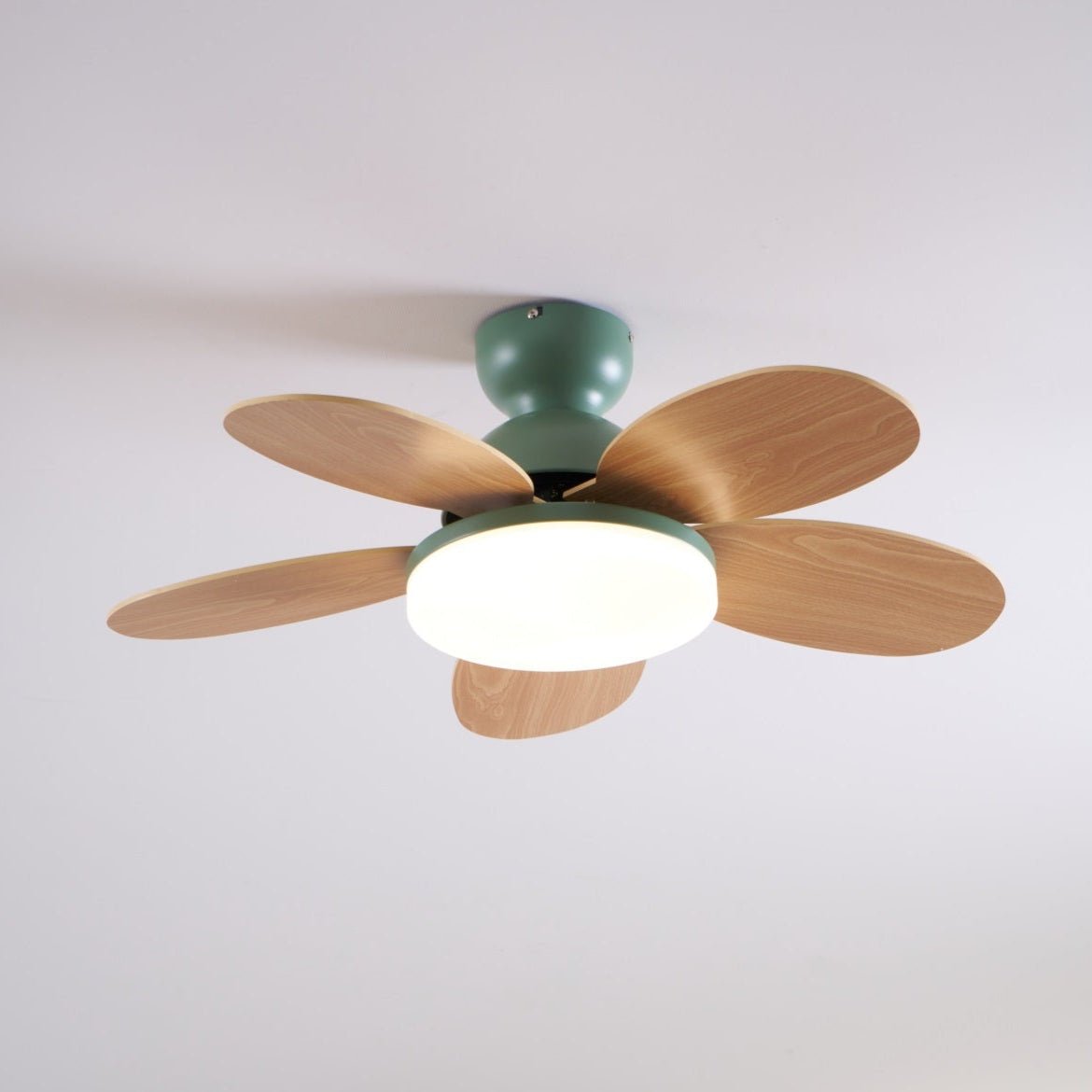 Petal-Style Ceiling Fan with LED Light