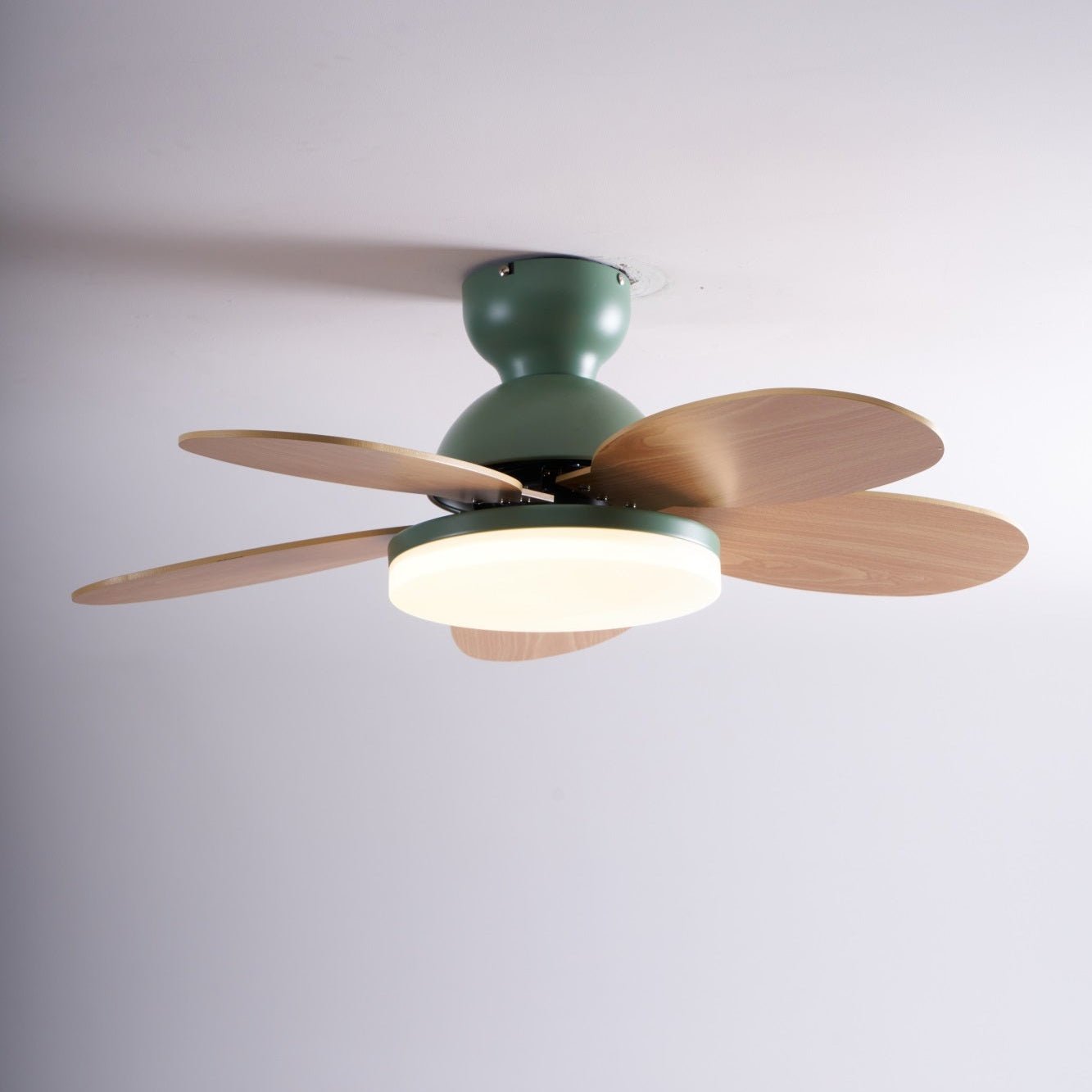 Petal-Style Ceiling Fan with LED Light