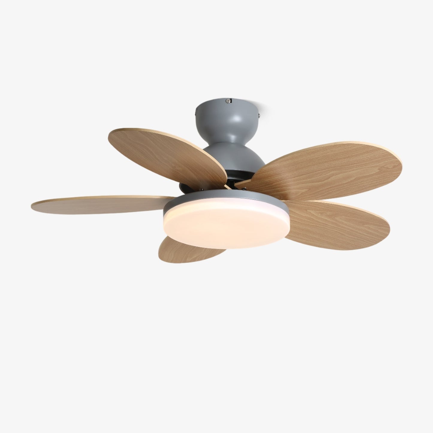 Petal-Style Ceiling Fan with LED Light