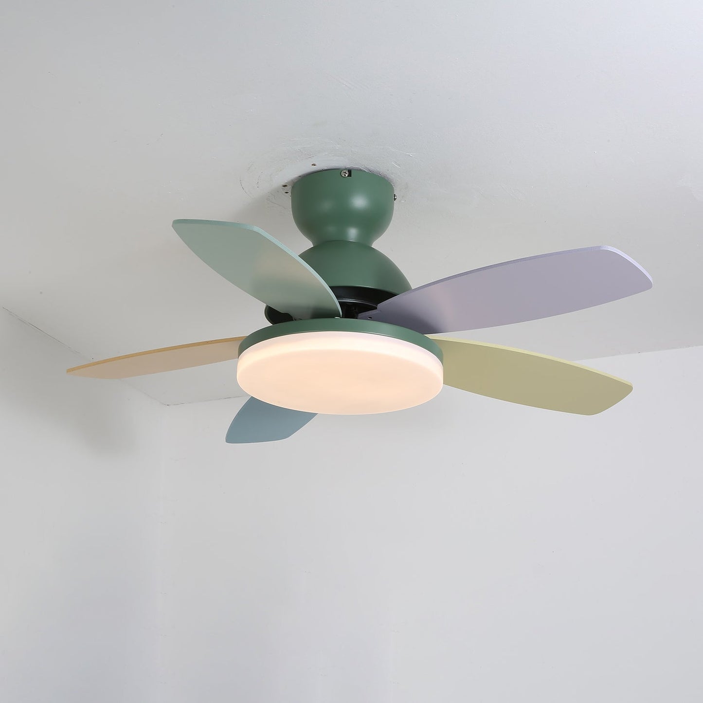 Petal-Style Ceiling Fan with LED Light