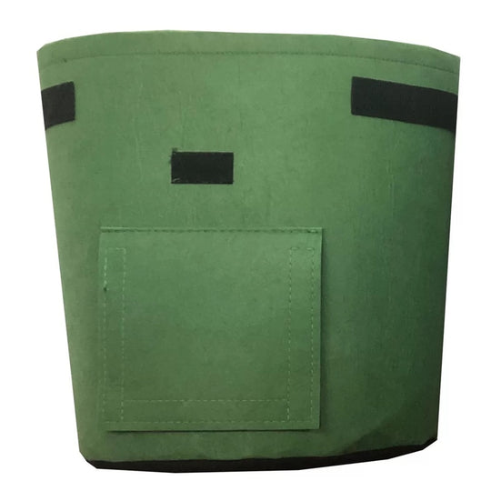 Pflanzsack | Atmungsaktiver Vliesstoff | Ernteklappe mit Klett | HarvestBag