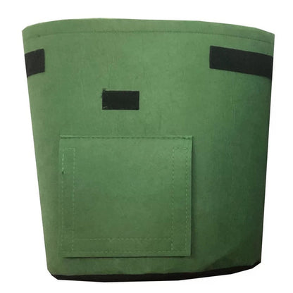 Pflanzsack | Atmungsaktiver Vliesstoff | Ernteklappe mit Klett | HarvestBag