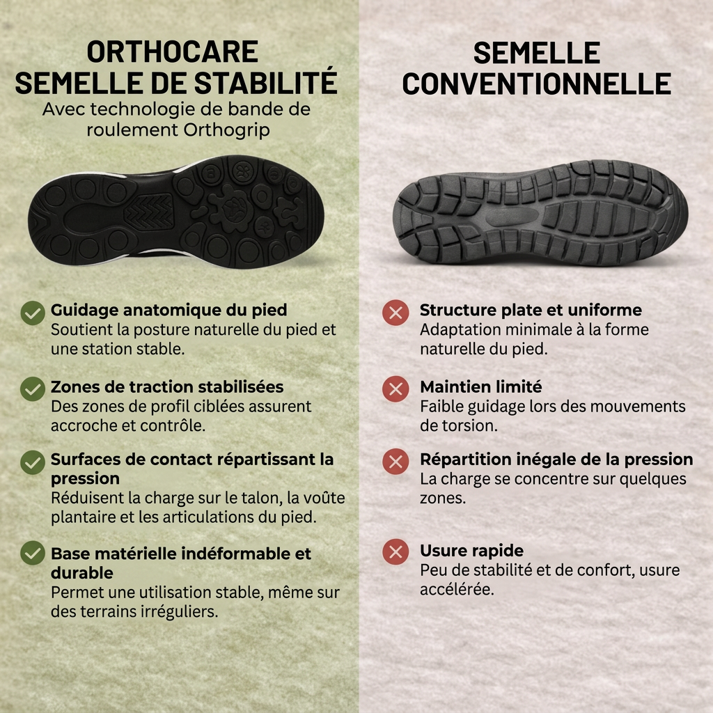 OrthoCare - Chaussures ergonomiques pour soulager la douleur