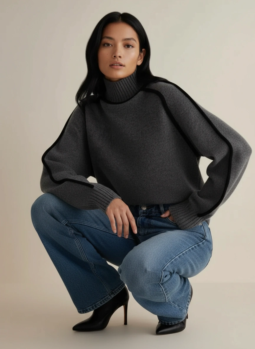 Maria™ – Elegantiškas megztinis su prabangia apdaila