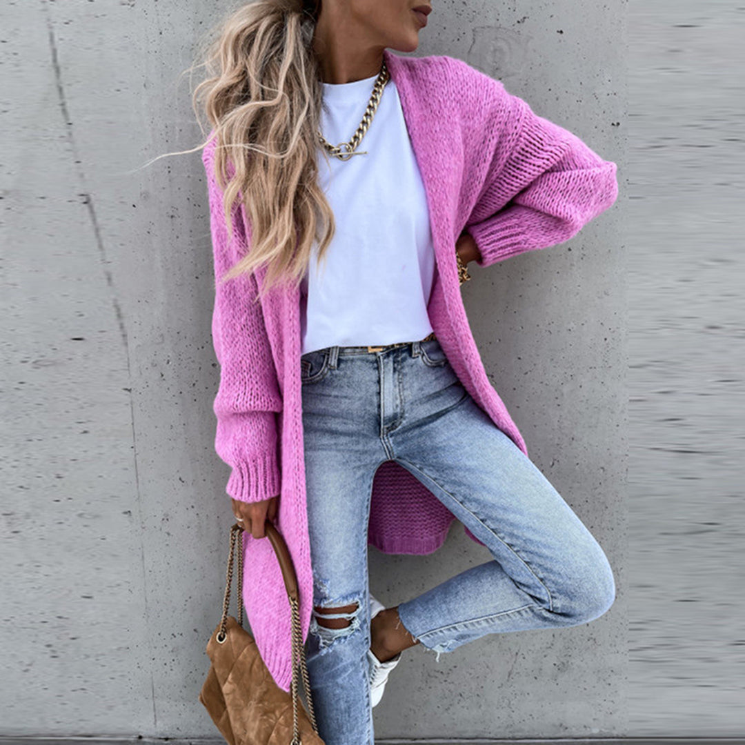 Lauren | Women relaxed fit Long Open Front cardigan