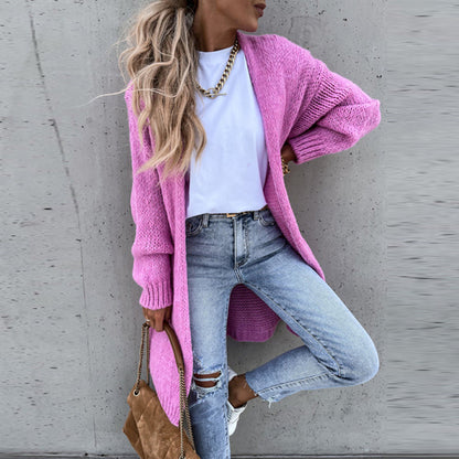 Lauren | Women relaxed fit Long Open Front cardigan