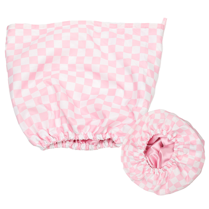 SILKLOCK Waterproof Satin Shower Cap