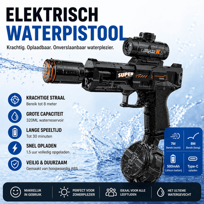 Playbino SplashBlitz - Elektrisch & Automatisch Waterpistool