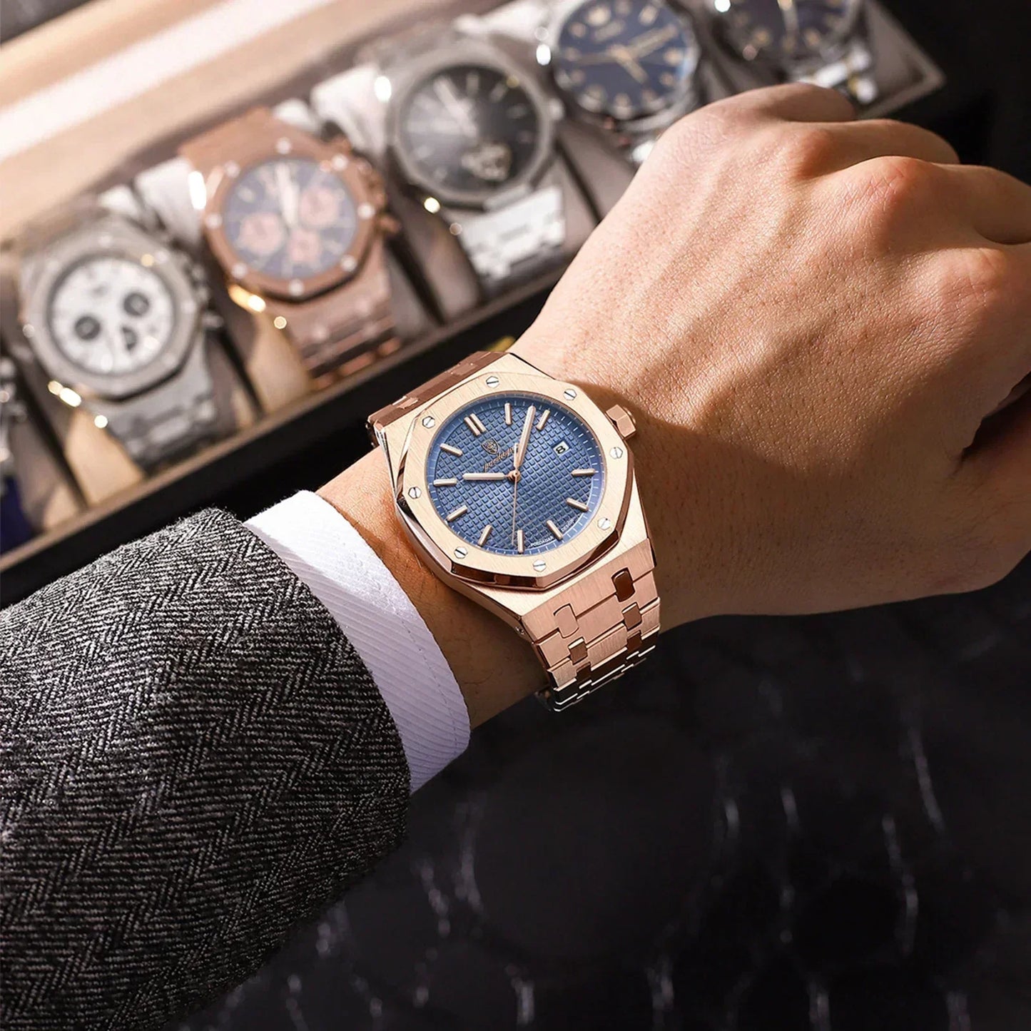 Jonas Deluxe herenhorloge | Moderne elegantie en absoluut comfort
