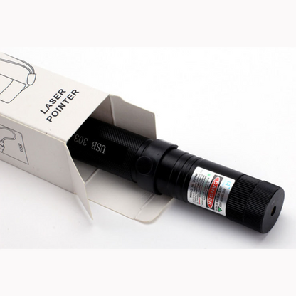 Laserpen Oplaadbaar USB-C 10000m Bereik Groen Rood Paars Aluminium Astronomie Buiten