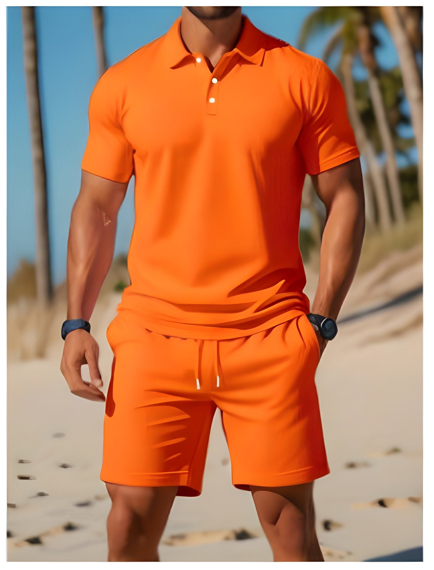 Polo Set | Ademend & Lichtgewicht Poloshirt met Bijpassende Short