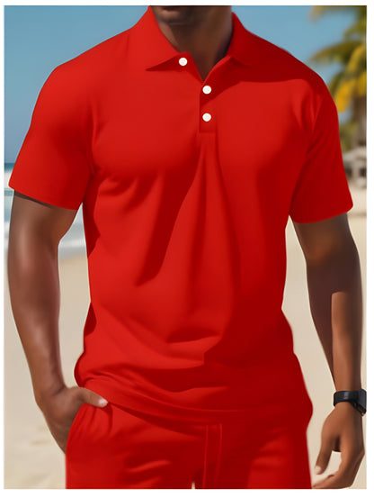 Polo Set | Ademend & Lichtgewicht Poloshirt met Bijpassende Short