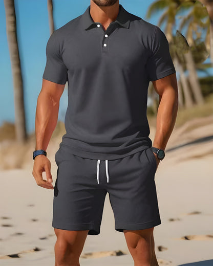 Polo Set | Ademend & Lichtgewicht Poloshirt met Bijpassende Short