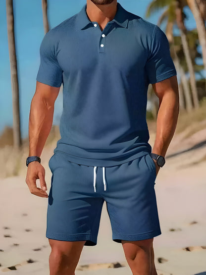 Polo Set | Ademend & Lichtgewicht Poloshirt met Bijpassende Short