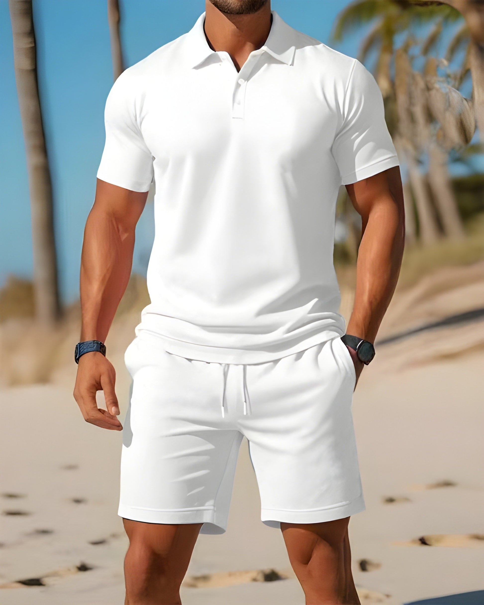 Polo Set | Ademend & Lichtgewicht Poloshirt met Bijpassende Short