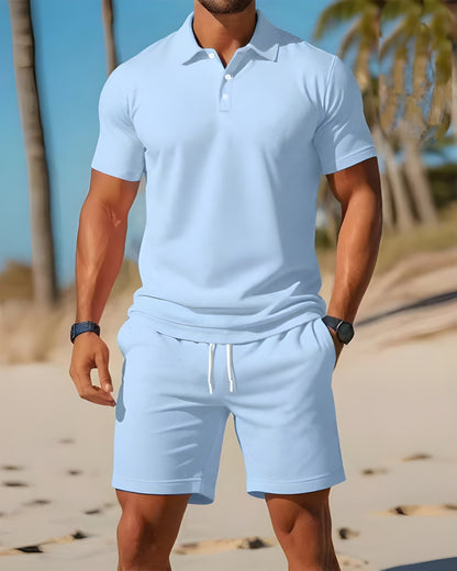 Polo Set | Ademend & Lichtgewicht Poloshirt met Bijpassende Short