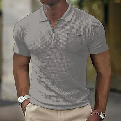 Polo Uomo | Elegante con Zip & Taschino per Ogni Occasione