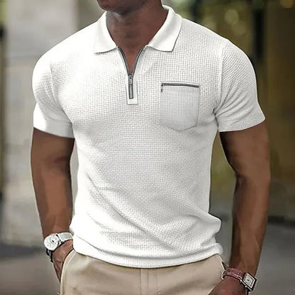 Polo Uomo | Elegante con Zip & Taschino per Ogni Occasione