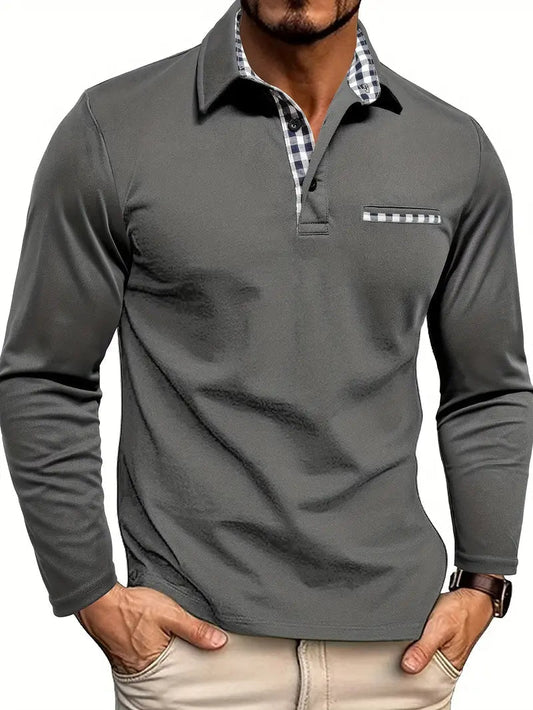 Idris - Soft-Touch Long-Sleeve Polo