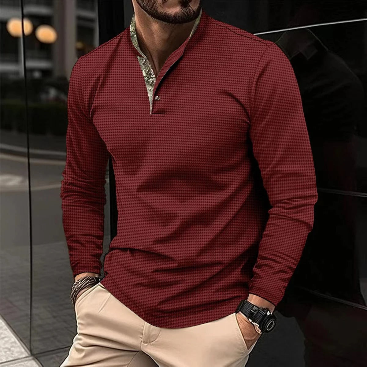 Polo heren | Casual polo shirt met korte mouwen