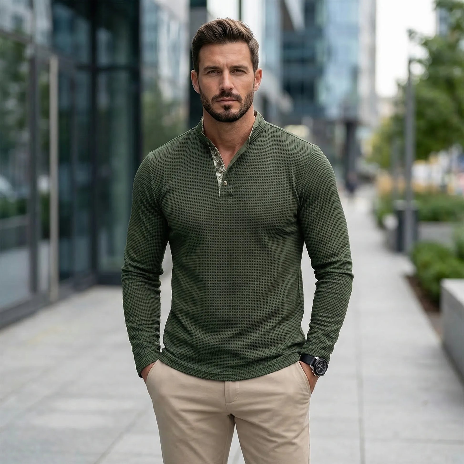 Polo herre | Casual poloshirt med korte ærmer