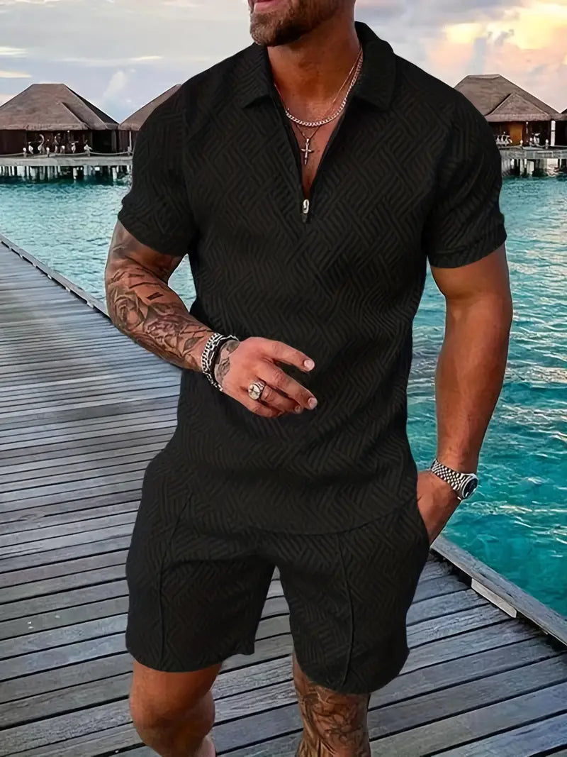 Polohemd und Shorts für Herren 2
