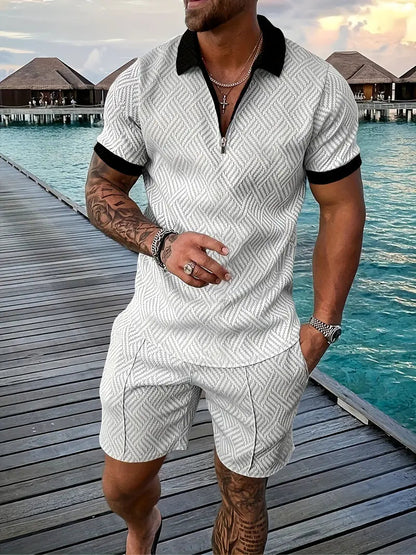 Polohemd und Shorts für Herren 5