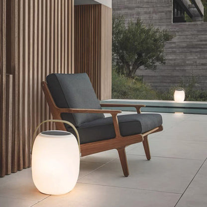 Portable Solar Garden Lantern with LED Glow