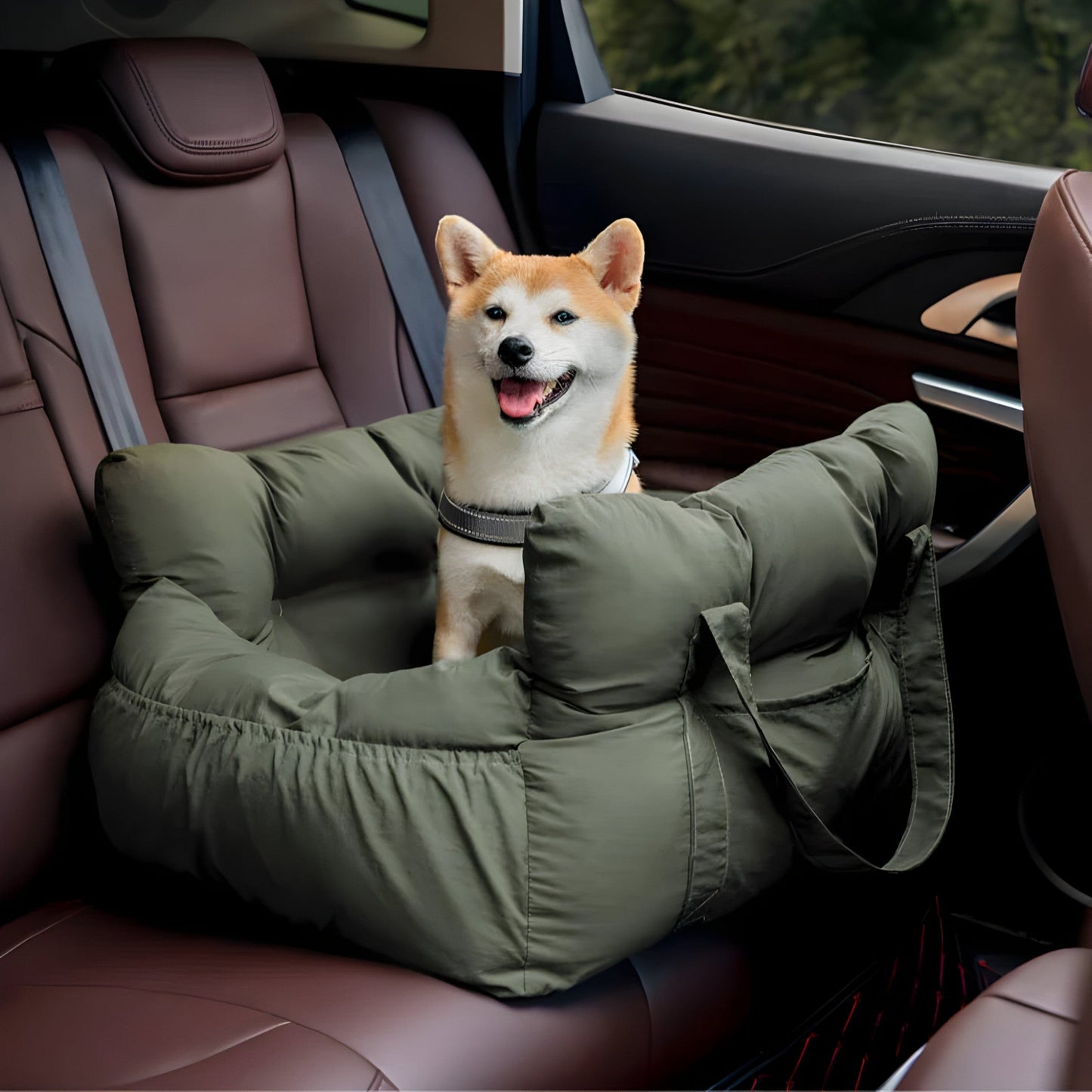Honden auto mand