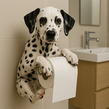 Porte Papier Toilette Mural Original Chiot 7