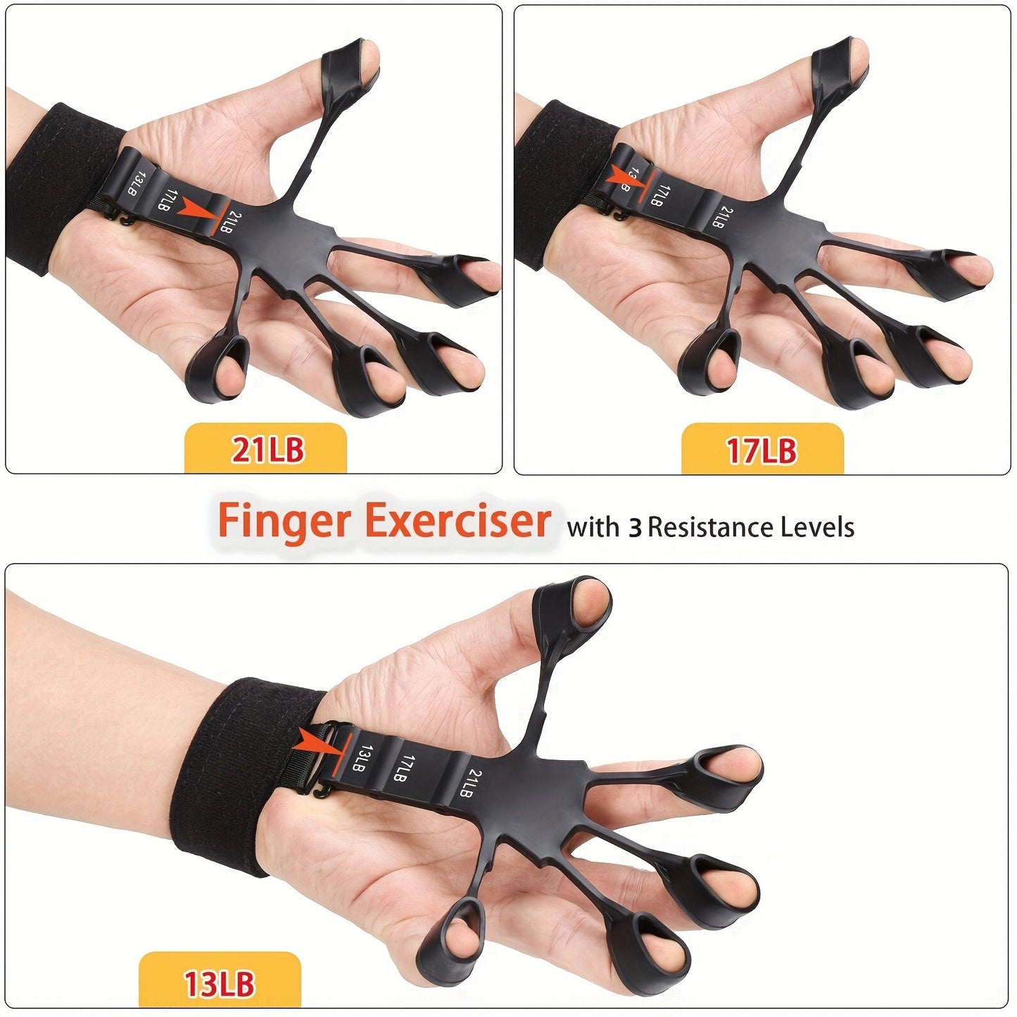 PowerGrip Handtrainingsset – 5 in 1 für starke Hände und Unterarme 2