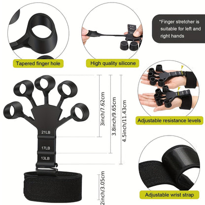 PowerGrip Handtrainingsset – 5 in 1 für starke Hände und Unterarme 3