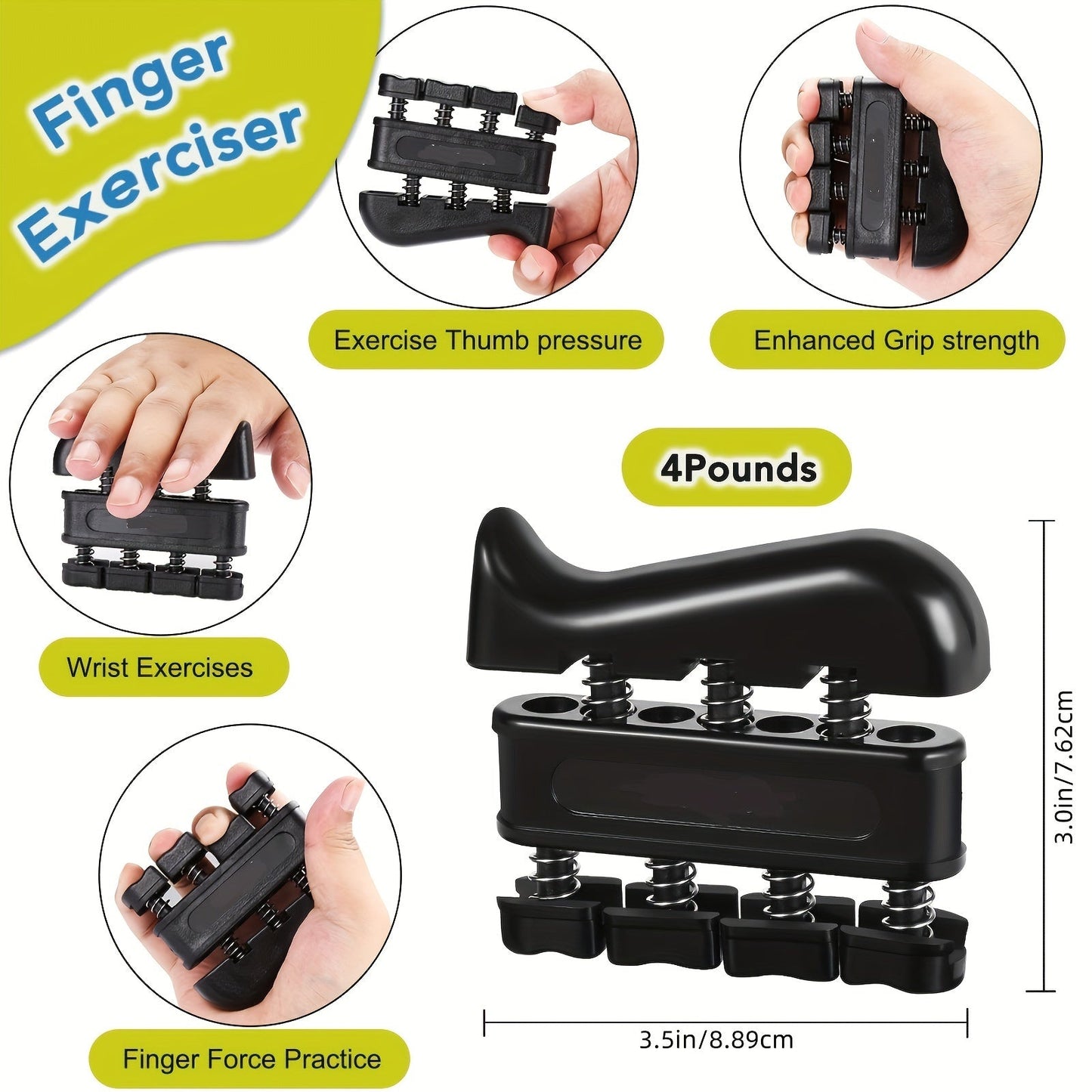 PowerGrip Handtrainingsset – 5 in 1 für starke Hände und Unterarme 6