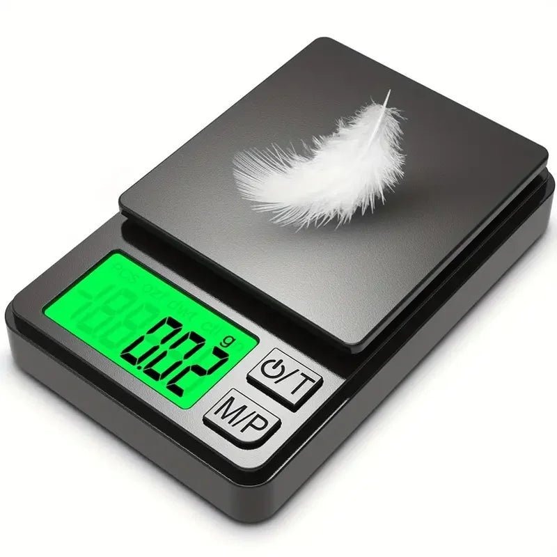 Präzisions-Taschenwaage – 1000 g / 0,01 g, 7 Einheiten, mit Schutzklappe
