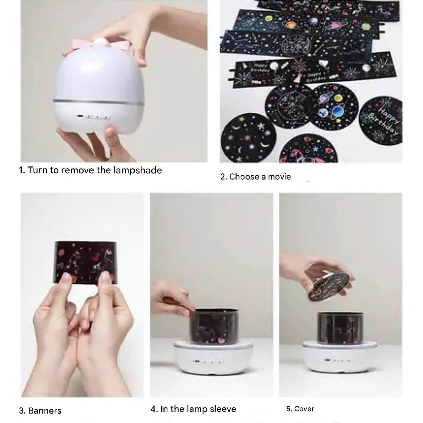 GalaxyGlow™ – Détendez-vous et rêvez avec cette veilleuse unique