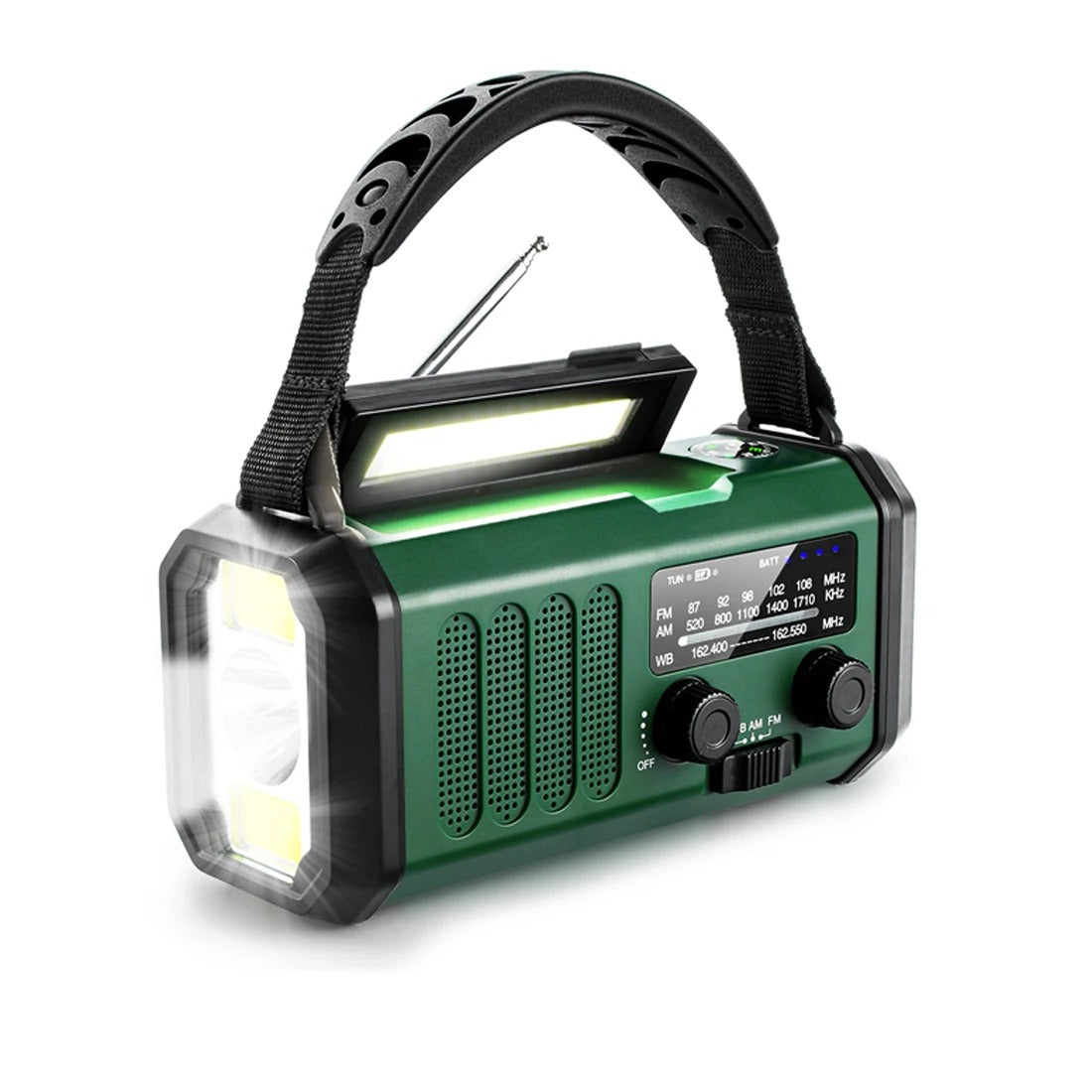 Professionelles Notfallradio – Solar & Handkurbel – #1 bei Notfällen