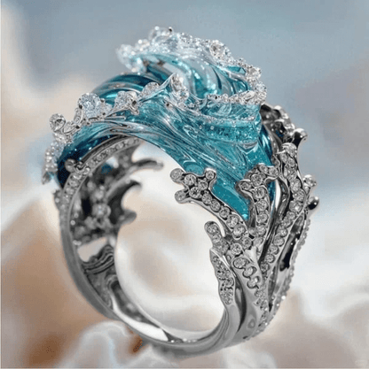 Aprikosen-inspirierter Ring Vizuuri