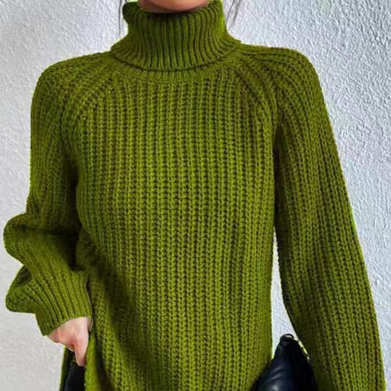 Serelith – Rollkragenpullover aus Rippstrick