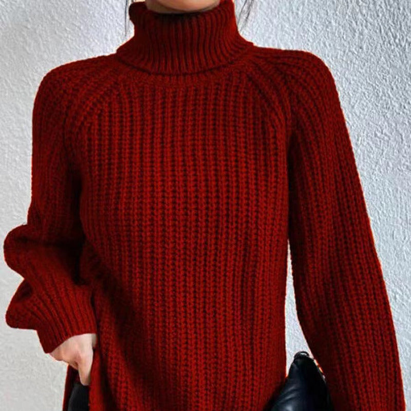 Serelith – Rollkragenpullover aus Rippstrick