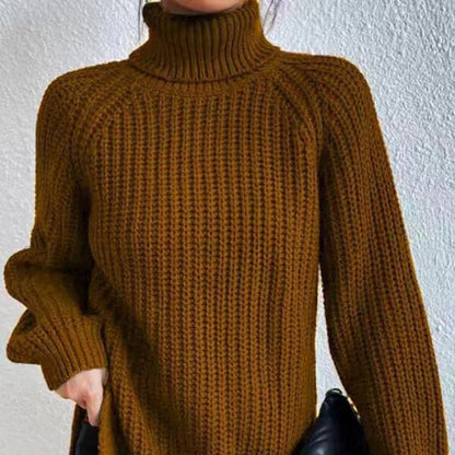 Serelith – Rollkragenpullover aus Rippstrick