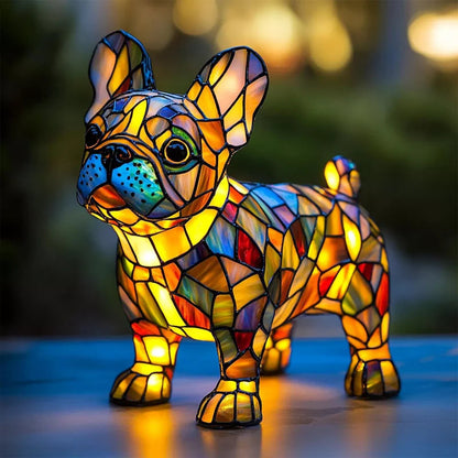 Puppy Art | LED Desk Lamp with Glare-Free Lighting & Unique Resin Design for Cozy Ambiance 7