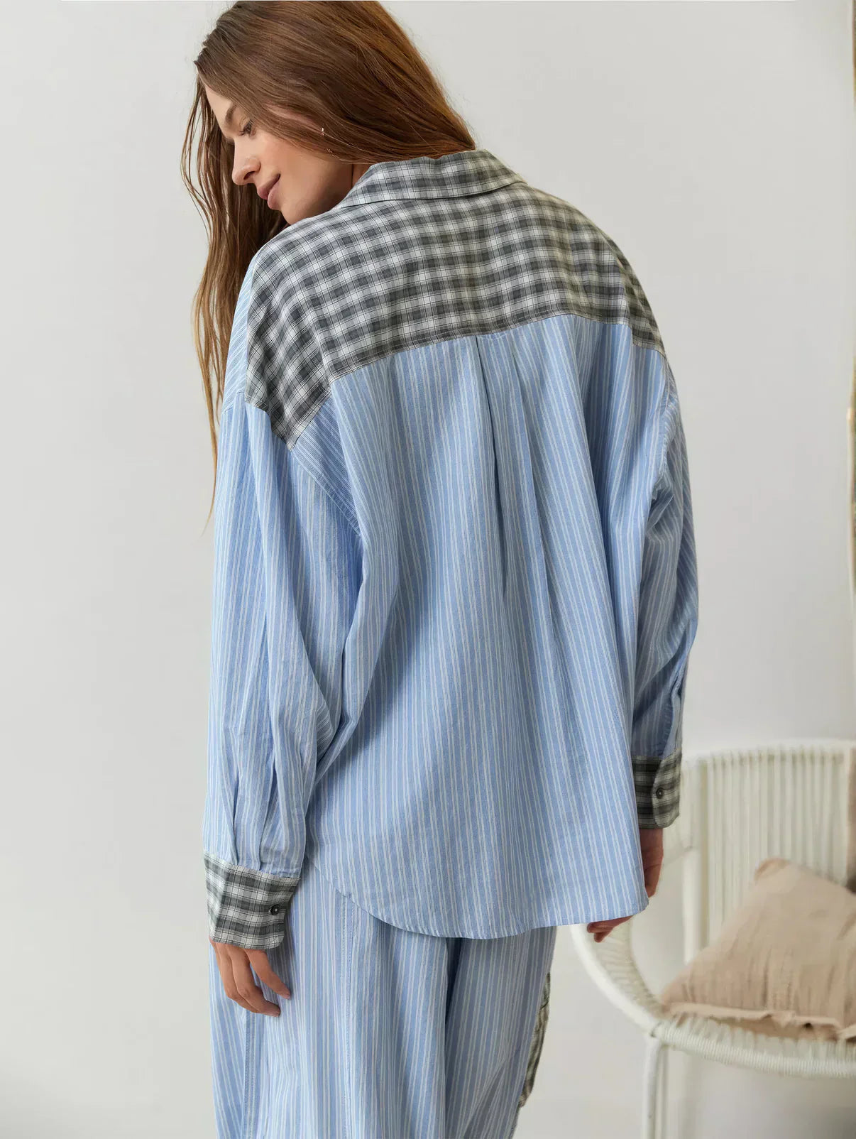 Women’s Premium Plaid Pajama Set – Soft Cozy Two-Piece Sleepwear