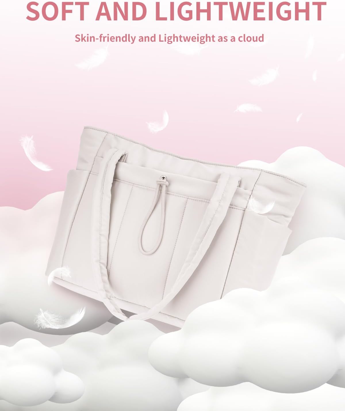 Quilted Tote Bag for Women | Water-Resistant 6