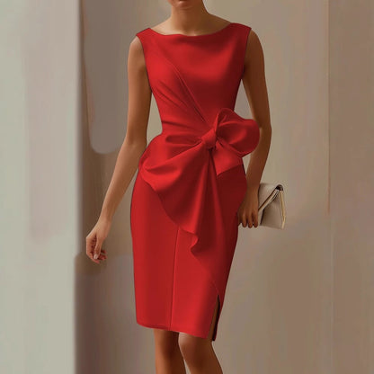 Quinn | Women's Elegant Bow Detail Dress