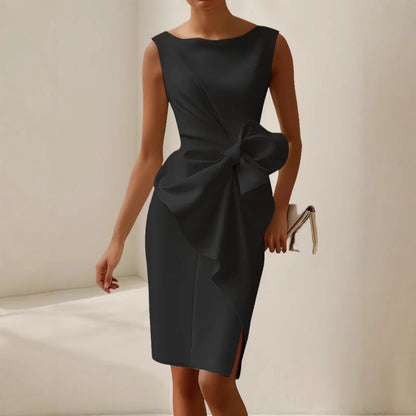 Quinn | Women's Elegant Bow Detail Dress