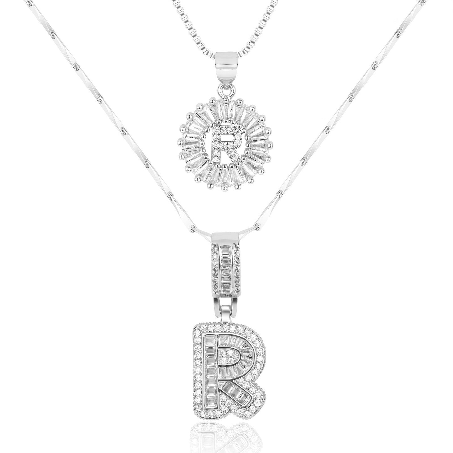 GemLetter Ketting - Initiaal Hanger met Luxe Glans