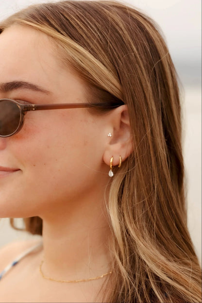 Saltwater Titanium Hoops
