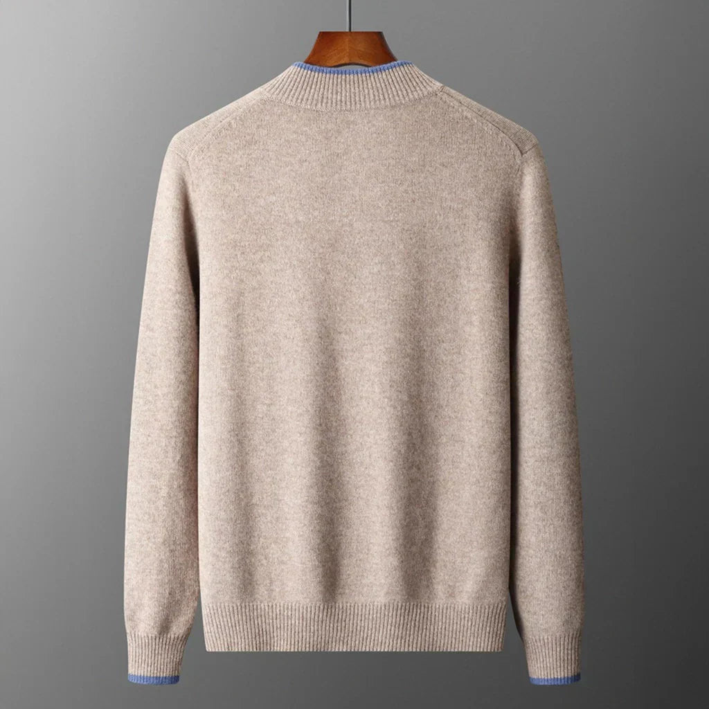 Men's cashmere zip jacket Warm and elegant - Perfect for autumn